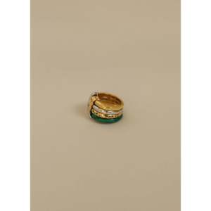 Anillo Ajustable Vintage Chapado en Oro Rosa de 18K con Incrustaciones de 4 Ranuras, Estilo Moderno y a la Moda, Ideal para Regalo - Product Image 5