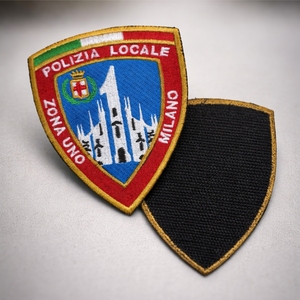 Patchs Dr Patches en toile à scratch, brodés, pour uniforme tactique, en tissu, avec paillettes, noir et blanc, fermeture en résine, forme personnalisée USA ITA - Product Image 3