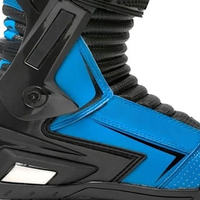 Sepatu Bot Motor Kulit Anti Air Pria Model Persegi dengan Ritsleting, Kustom OEM, Grosir, Bernapas, untuk Balap Motocross Musim Panas