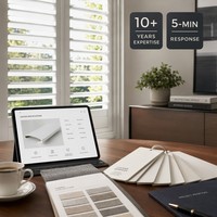 Fabricant de volets de fenêtre sur mesure en bois et PVC de qualité supérieure, usine OEM