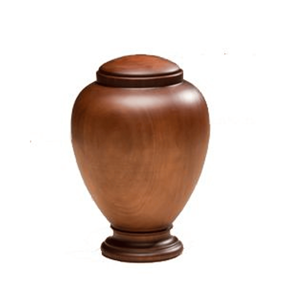 Urne en bois de style américain à haut cylindre pour les cendres nouveauté fournitures funéraires en gros avec couvercle prix bon marché du Vietnam - Product Image 1