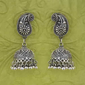 "Boucles d'Oreilles Jhumki Fashion Perles Oxydées-1314590" - Product Image 1