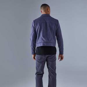 Nuevo diseño, gran oferta, chaqueta de motorista de Cafe Racer para hombre de buena calidad, chaqueta de gamuza para hombre para exteriores de calle alta - Product Image 4