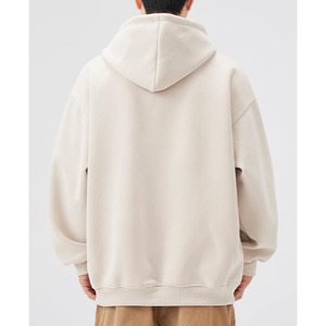 Venta al por mayor Plain Mens Streetwear Sudaderas con capucha Logotipo personalizado Peso pesado Algodón Oversized Mens Drop Should HOODIE - Product Image 6
