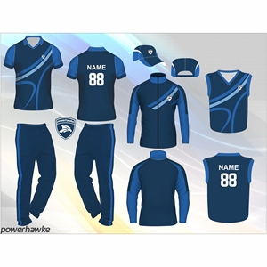 Ensemble de Tenue de Cricket Sportive de Qualité Supérieure et Premium avec Nom d'Équipe Personnalisé et Logo Design Coloré pour Garçons Adultes - Product Image 3