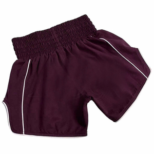 Shorts de boxe Muay Thai MMA unisexes, respirants, extensibles, lavés, pour arts martiaux, entraînement, noir et bleu - Product Image 2