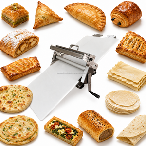 Máquina para Estirar Masa <span class=keywords><strong>de</strong></span> Pastelería <span class=keywords><strong>de</strong></span> Grado Alimenticio, para Estirar Masa <span class=keywords><strong>de</strong></span> Pastelitos, Prensar Masa <span class=keywords><strong>de</strong></span> Ricotta, Prensar Capas <span class=keywords><strong>de</strong></span> Galaktoboureko - Product Image 3