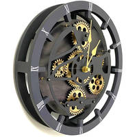 Horloge murale analogique en métal sculpté au design unique, impression numérique, couleur et taille personnalisées pour la décoration intérieure, salon, Inde
