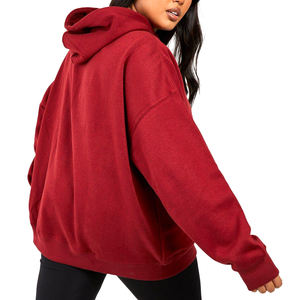 Personalizado de alta calidad logotipo hoddies más tamaño de las mujeres sudaderas con capucha último diseño para las mujeres - Product Image 2