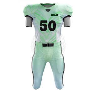 Uniforme de Fútbol Americano Cómodo y Transpirable de Alta Calidad, Manga Corta, Diseño Sólido, 100% Poliéster - Product Image 1