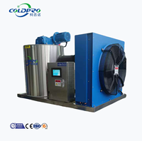 2026 Nieuw Ontwerp COLDPRO Directe Levering 1 Ton/24 Uur Schijfijsmachine Motor Aandrijving PLC Kern Fabrikant Direct