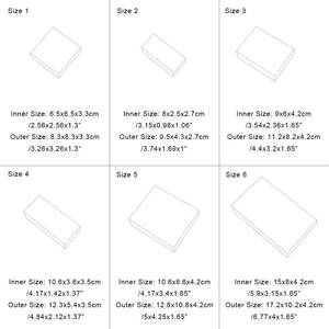 Boîte à tiroirs en papier kraft Boîte à parfum de festival Boîtes d'emballage de cadeaux en papier Savon Bijoux Bonbons Désherbage Party Favors Emballage cadeau - Product Image 6