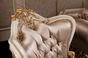 Ensemble de canapés Velovis en bois d'acajou sculpté à la main, style moderne et luxueux, avec options personnalisables pour hôtel, maison, appartement, salle à manger et cuisine - Product Image 5