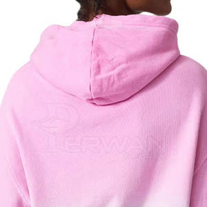 Hoodies pour femmes les plus vendus pour l'hiver, usage extérieur, anti-rides, respirants, doux, en polyester/coton, avec logo sur le devant - Product Image 5