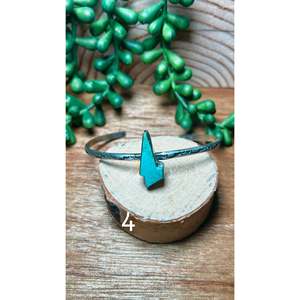Donovan Skeets Kingman Turquoise & Sterling <b>Silver</b> Fashion <b>Cuff</b> <b>Bracelet</b> - Product Image 4
