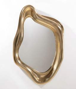 Miroir décoratif exclusif avec cadre en métal contemporain pour une décoration intérieure luxueuse - Product Image 3