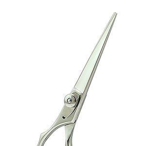 Ciseaux de coiffeur professionnels pour gauchers de 5,5 pouces, ciseaux de coiffure à lame tranchante, manche moyen, acier à haute teneur en carbone - Product Image 4