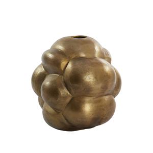 Florero de hierro de metal adornado tradicional con adornos artesanales para una decoración floral exquisita en casas de temática vintage - Product Image 5