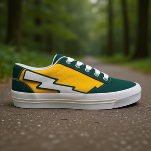 Zapatos de Skateboarding Eskolo Lo - Amarillo/Verde - Product Image 3