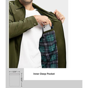 Chaqueta cortavientos Softshell personalizable para hombre, a prueba de viento, duradera, tiras reflectantes, descuentos por pedidos a granel - Product Image 5