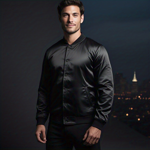 Abrigos informales de invierno superventas al por mayor 2025, ropa de calle de moda personalizada para hombre, chaquetas bomber de talla grande para hombre - Product Image 6