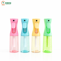 Flacon pulvérisateur PET rechargeable OEM avec logo personnalisé, brume ultra fine, pour toner, soin du visage, spray fixateur