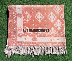 พรมคอตตอนพิมพ์ลายทำมือพรมทำมือพรมปูพื้นที่บ้านและโรงแรมพรมพิมพ์ลายสวยงาม - Product Image 4