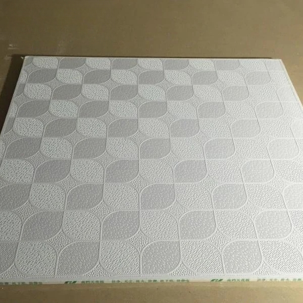 Decorative PVC Laminated Ceiling Tiles Suspended