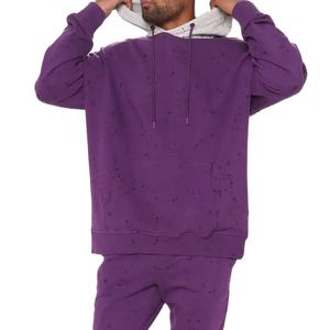 Nouveaux survêtements décontractés pour hommes, personnalisés, en molleton 100% coton, respirants, avec logo personnalisé, sweat-shirts et sweats à capuche pour hommes - Product Image 6