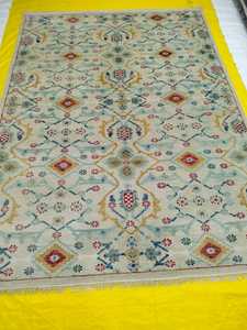 Alfombras de lana de tamaño personalizable de alta calidad 5x8 12x14, lujo moderno hecho a mano suave anudado a mano abstracto para hoteles de oficina en casa - Product Image 3