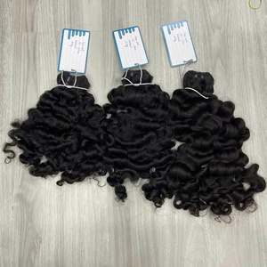 Extensions de cheveux bouclés birmans bruts de qualité supérieure, gros volume, cheveux vierges Remy vietnamiens, cheveux humains en gros - Product Image 2