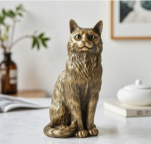 Özel döküm Metal heykelcik heykel bronz süs köpek pirinç antika köpek süsler el sanatları ev dekorasyon heykeli için - Product Image 3