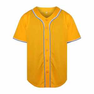 Camisetas de béisbol personalizadas para hombre al por mayor, camisetas informales deportivas de manga corta con botones y 100% poliéster, conjuntos de estilo - Product Image 1