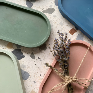 MOHOMカスタマイズ環境にやさしい石コンクリートセメントサービングトレイバスルームアクセサリー - Product Image 2