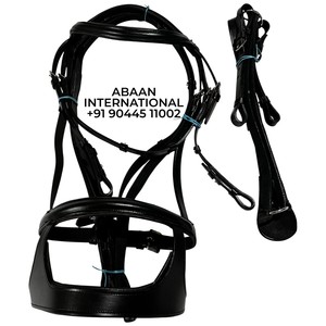 ชุดอุปกรณ์ขี่ม้าหนังแท้พรีเมียม ประดับคริสตัล เพชร หินเทียม พร้อมบังเหียนบุนุ่ม - Product Image 2