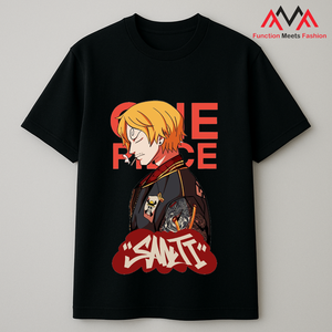 T-shirt décontracté à manches courtes imprimé sur mesure |   T-shirt imprimé graphique Pirate Adventure |   Mélange 65% coton 35% élasthanne |   Régulier - Product Image 2