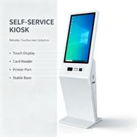 Kiosco Táctil de Autoservicio OEM Android Todo en Uno con Impresora, Escáner y Software Personalizado para Comercio Minorista, Hostelería y Hoteles