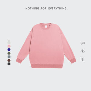 Sweatshirt pull-over de haute qualité pour hommes 100% coton couleur personnalisée design taille XS brodé prix de gros sweatshirts imprimés - Product Image 6