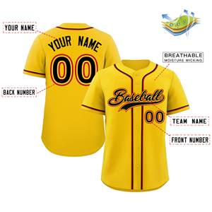 Maillot de Softball et de Baseball personnalisé pour jeunes Maille à séchage rapide Passepoil contrasté audacieux Vintage Fit Streetwear USA Broderie Bouton Style - Product Image 4