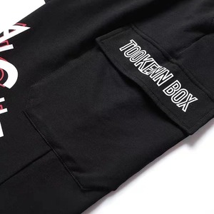 Short de fitness d'été respirant pour homme Séchage rapide Coton Logo personnalisé Imprimé Streetwear ample pour la plage Short tricoté - Product Image 2