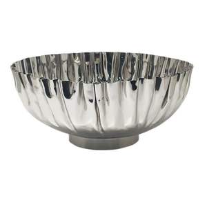 Bol de décoration de mariage en acier inoxydable poli, compatible lave-vaisselle - Product Image 2