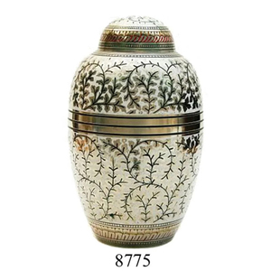 Belle urne funéraire gravée multicolore aigle en aluminium moderne urne funéraire écologique adultes meilleur prix inde abordable - Product Image 5