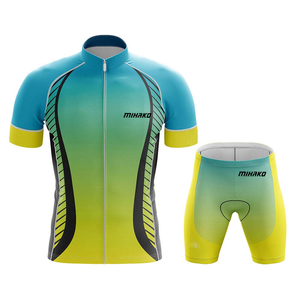 Jersey de Ciclismo de verano de alta calidad para hombre, diseño transpirable de secado rápido, precio barato de fábrica, conjunto de uniformes de talla grande Reversible - Product Image 1