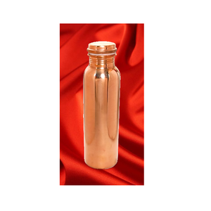 Botella de cobre de último diseño superior botella de agua potable botella de agua de cobre puro botella de cobre hecha a mano india de proveedor indio - Product Image 4