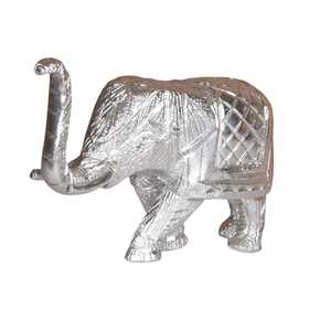 Silver Plated Metal Peacock <b>Statue</b> Decorative Home Accent Sculpture for Office Desk Living Room Bedroom Tabletop Interior Decor - Product Image 6