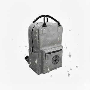 Minimalist Stylish <b>Vegan</b> Kraftpaper Laptop <b>Backpack</b> Anti-Theft Waterproof Polyester Students Professionals Travelers Campers - Product Image 1