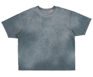 Venta al por mayor de fábrica de diseño personalizado de impresión Sun Fade Vintage piedra ácido lavado desgastado de gran tamaño gota hombro pesado camiseta - Product Image 3
