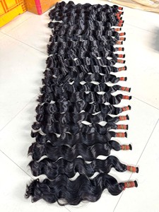 Capelli Umani Vergini di Alta Qualità Personalizzabili, Ondulati Naturali Remy, Super Double 100 <span class=keywords><strong>gr</strong></span>/confezione - Product Image 4