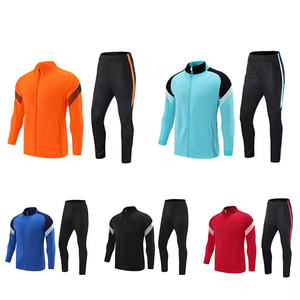 2025 Logo personnalisé ajusté survêtement 2 pièces Sport Jogging costumes plaine Football survêtement pour hommes enfant - Product Image 4