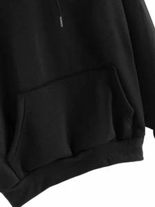 เสื้อฮู้ดดี้พิมพ์ลายกราฟิกอนิเมะ DTF ปักลายตัวอักษร ผ้าฝ้ายคุณภาพสูง 100% สำหรับฤดูหนาว - Product Image 4